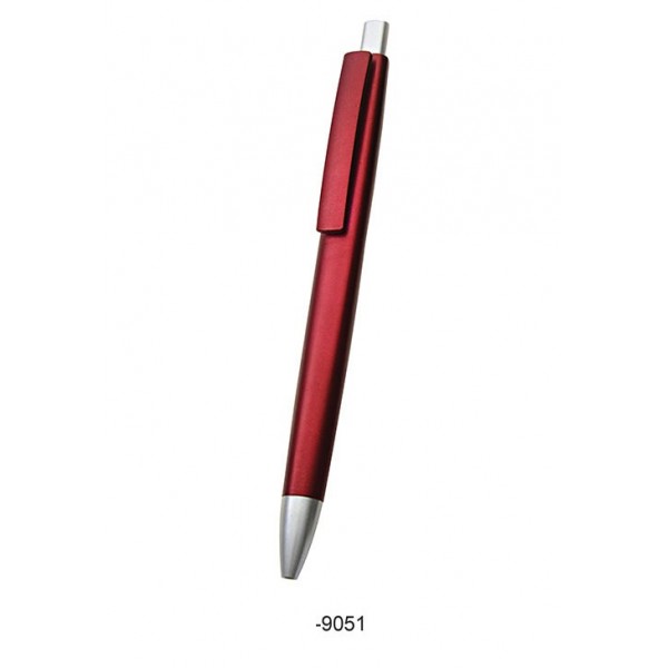 sp plastc pen with colour red gripe white..